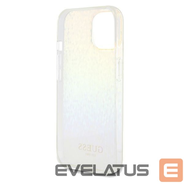 Back panel cover Guess Guess IML Faceted Mirror Disco Iridescent case for iPhone 14 / 15 / 13 - multicolor