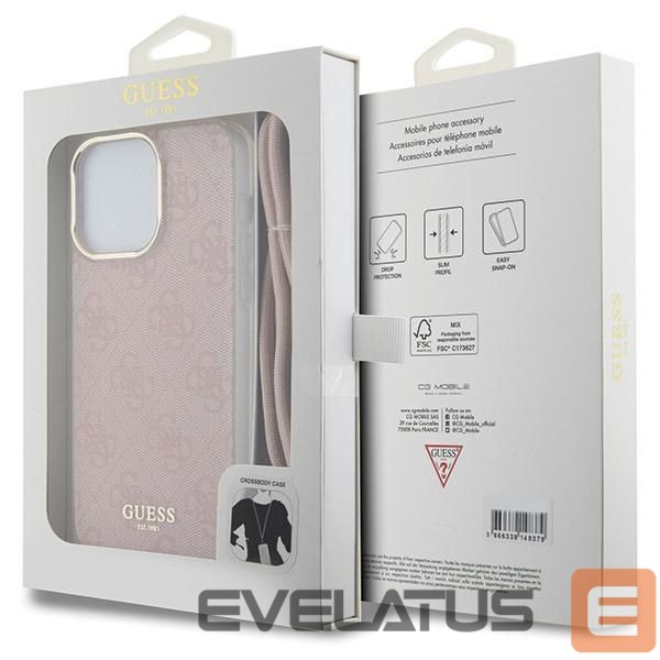 Back panel cover Guess Pink