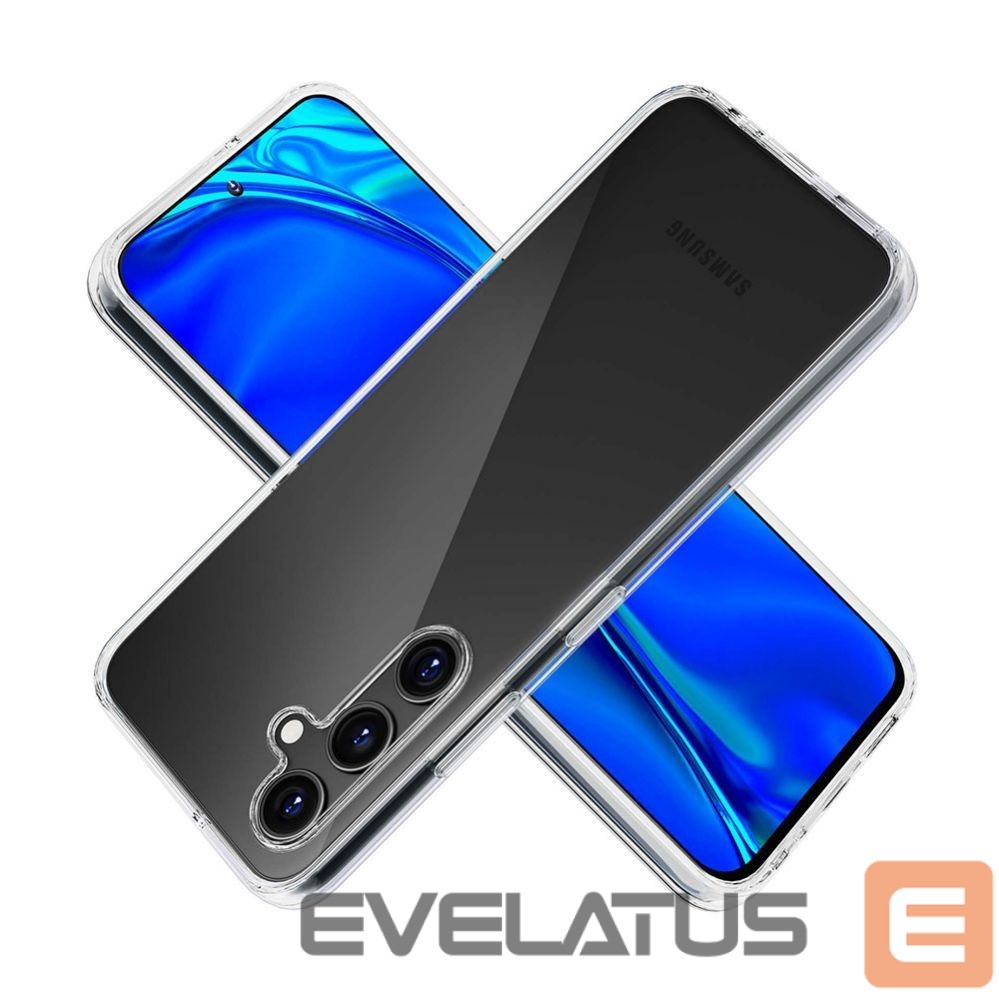 Back panel cover 3MK 3mk Clear Case for Samsung Galaxy S24 - transparent