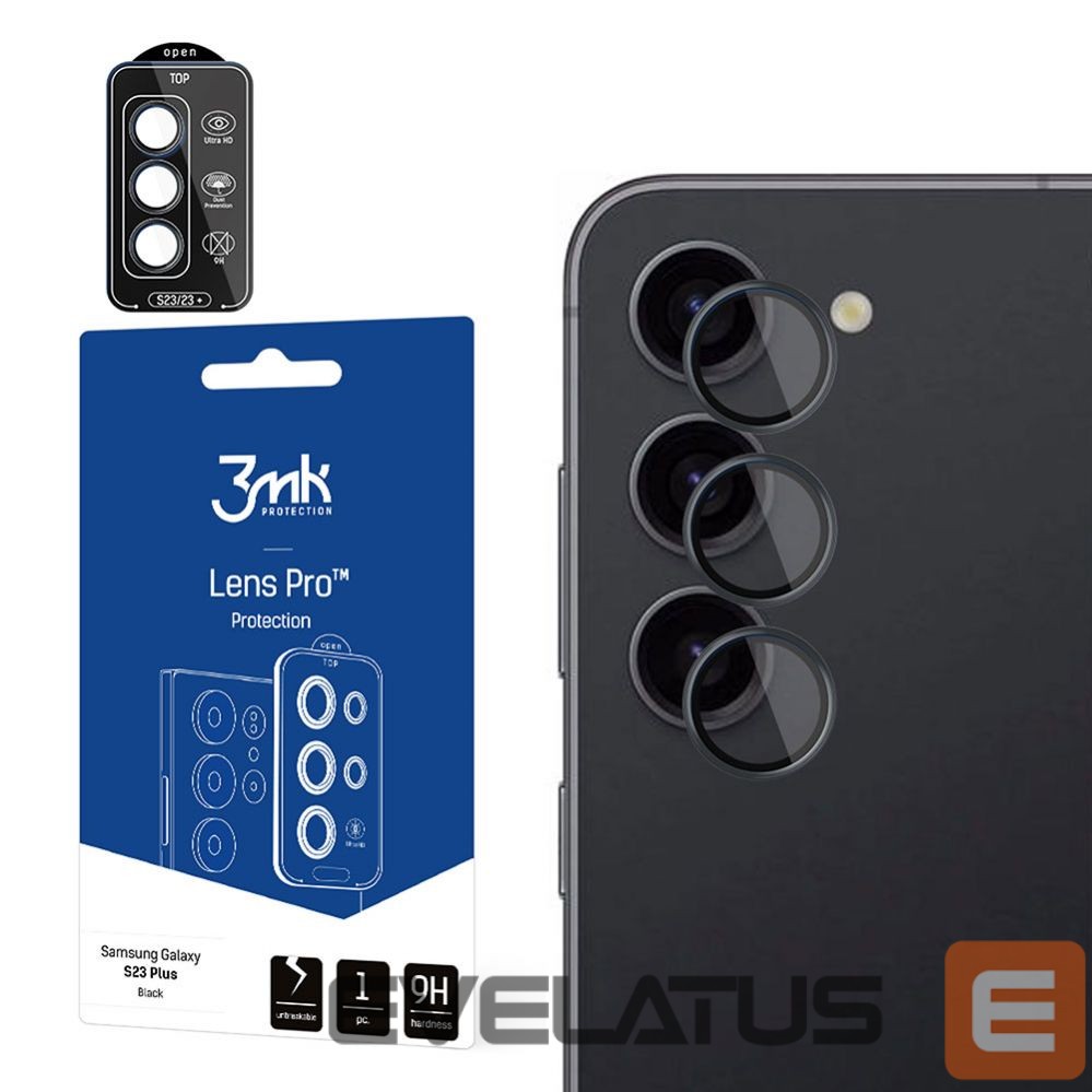 Protective glass 3MK 3mk Lens Protection Pro Camera Cover for Samsung Galaxy S24 - Black