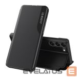 Other Phone Accessory Hurtel  Eco Leather View Case for Xiaomi POCO C65 / Redmi 13C with flap - black 