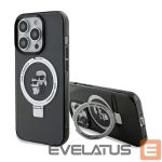 Back panel cover Karl Lagerfeld  Karl Lagerfeld Ring Stand Karl&Choupette MagSafe case for iPhone 13 Pro Max - black 