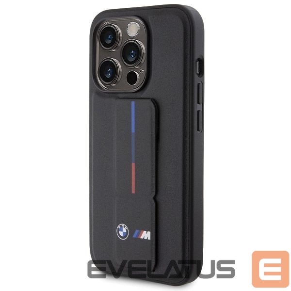 Back panel cover BMW BMW Grip Hot Stamp case for iPhone 15 Pro - black