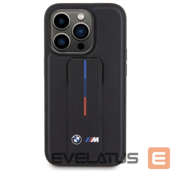 Back panel cover BMW BMW Grip Hot Stamp case for iPhone 15 Pro - black
