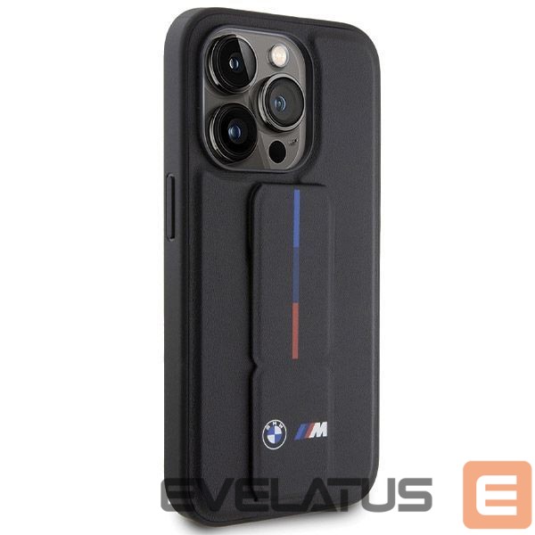 Back panel cover BMW BMW Grip Hot Stamp case for iPhone 15 Pro Max - black
