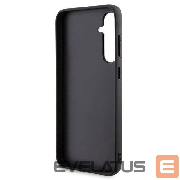 Back panel cover Karl Lagerfeld Karl Lagerfeld Gripstand Saffiano Karl&Choupette Pins case for Samsung Galaxy S23 FE - black