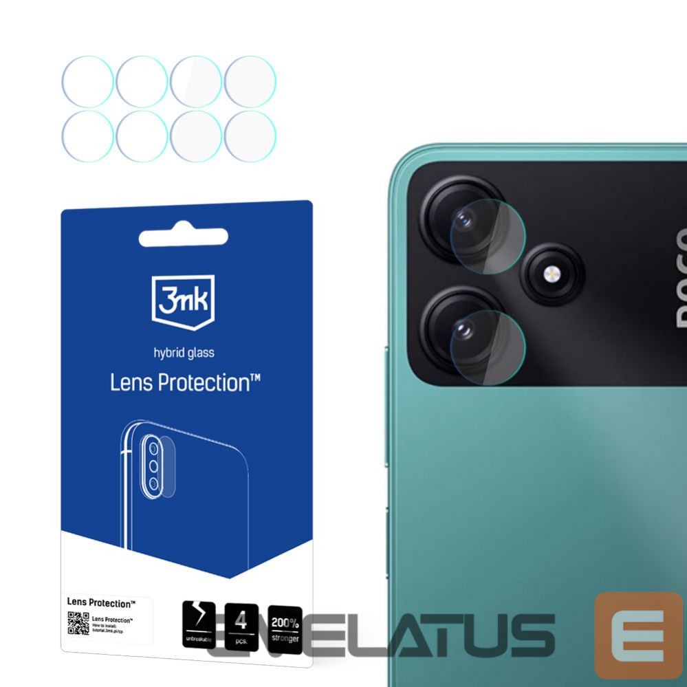 Other Phone Accessory 3MK 3mk Lens Protection hybrid camera glass for Poco M6 Pro 5G