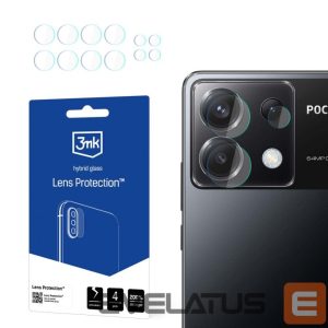 Protective glass 3MK  3mk Lens Protection  hybrid camera glass for Poco X6 5G 