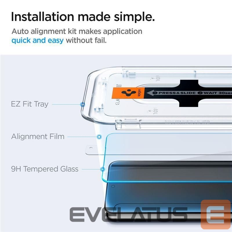 Other Phone Accessory Spigen Spigen Glas.tR EZ Fit tempered glass for Samsung Galaxy S24 - 2 pcs.