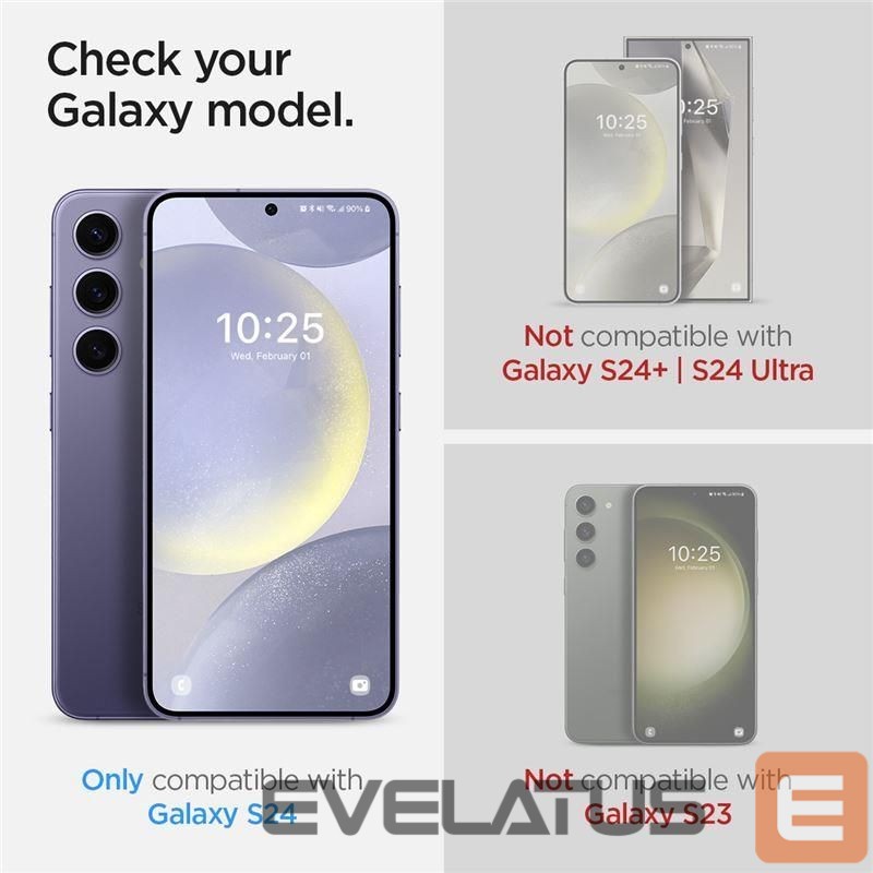 Other Phone Accessory Spigen Spigen Glas.tR EZ Fit tempered glass for Samsung Galaxy S24 - 2 pcs.