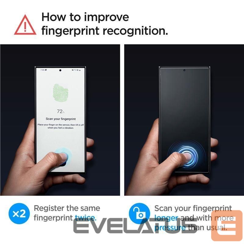 Other Phone Accessory Spigen Spigen Glas.tR EZ Fit Tempered Glass for Samsung Galaxy S24 Ultra - 2 pcs.