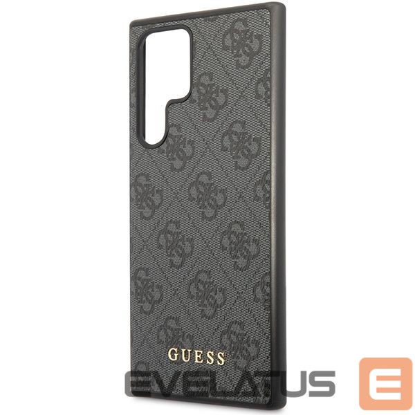 Other Phone Accessory Guess Guess 4G Metal Gold Logo case for Samsung Galaxy S24 Ultra - black
