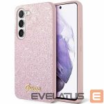 Other Phone Accessory Guess  Guess Glitter Script case for Samsung Galaxy S24 - pink 