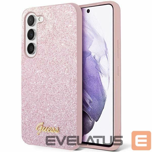 Other Phone Accessory Guess Guess Glitter Script case for Samsung Galaxy S24 - pink