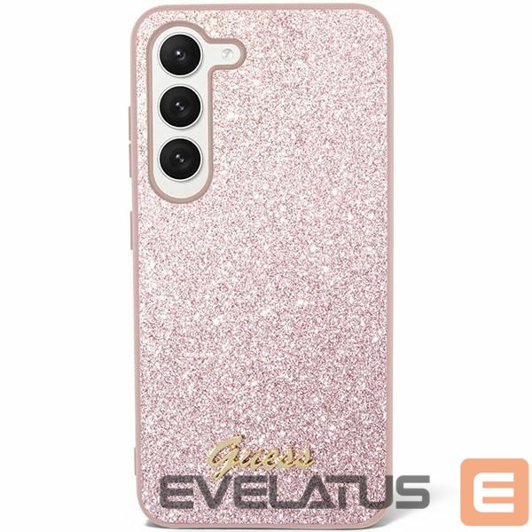 Other Phone Accessory Guess Guess Glitter Script case for Samsung Galaxy S24 - pink