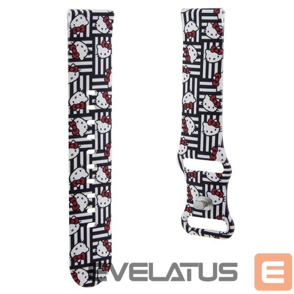 Other Phone Accessory Hello Kitty Hello Kitty Silicone Heads & Stripes universal 22mm - black