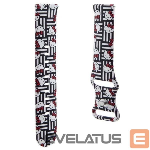 Other Phone Accessory Hello Kitty Hello Kitty Silicone Heads & Stripes universal 20mm - black