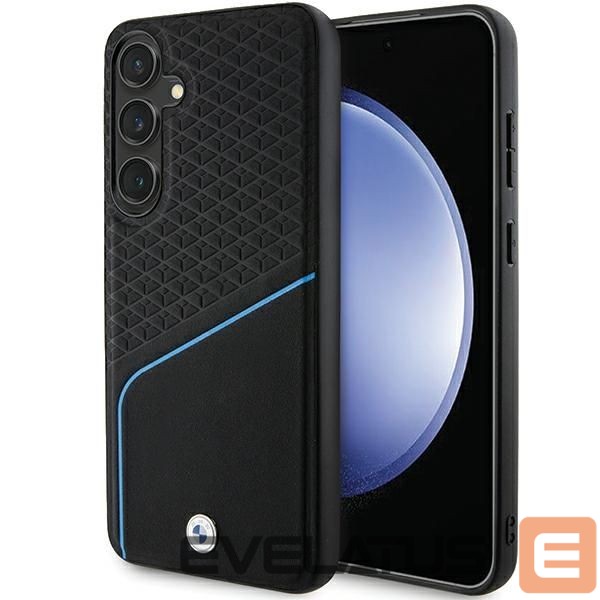 Other Phone Accessory BMW BMW BMHMS24M23RDCLK S24+ S926 black/black hardcase Signature Leather Textured & Line MagSafe