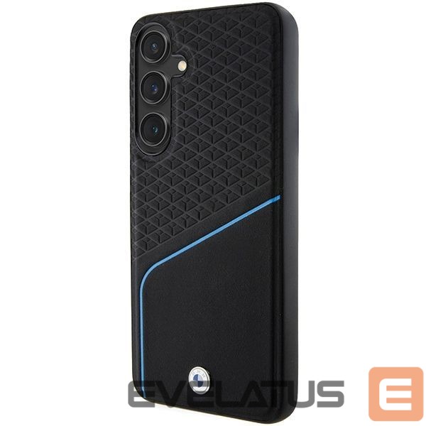 Other Phone Accessory BMW BMW BMHMS24M23RDCLK S24+ S926 black/black hardcase Signature Leather Textured & Line MagSafe