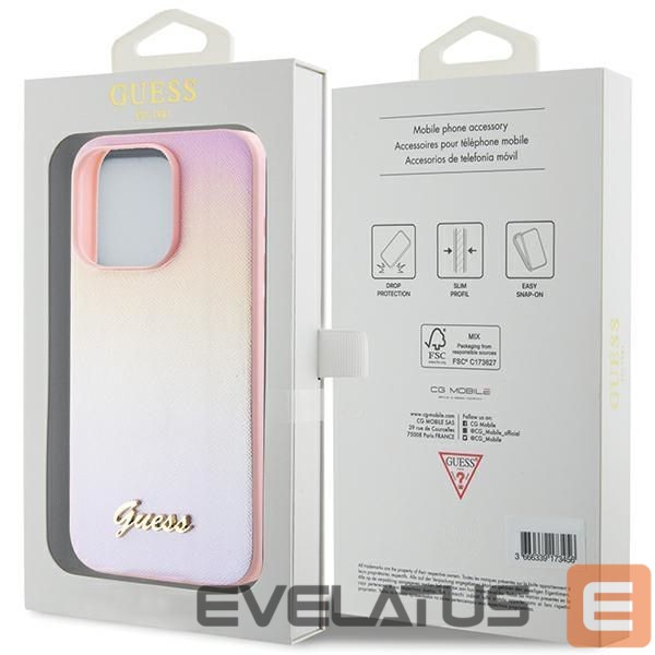 Back panel cover Guess Pink