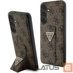 Other Phone Accessory Guess  Guess GUHCS24SPGS4TDW S24 S921 brown/brown hardcase Grip Stand 4G Triangle Strass 