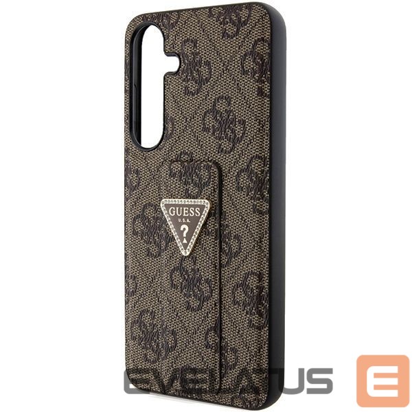 Other Phone Accessory Guess Guess GUHCS24SPGS4TDW S24 S921 brown/brown hardcase Grip Stand 4G Triangle Strass