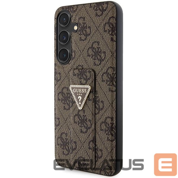 Other Phone Accessory Guess Guess GUHCS24SPGS4TDW S24 S921 brown/brown hardcase Grip Stand 4G Triangle Strass