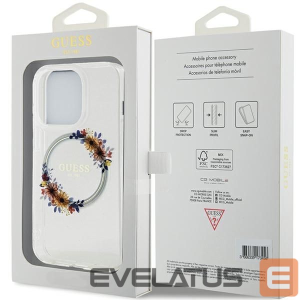 Back panel cover Guess Transparent