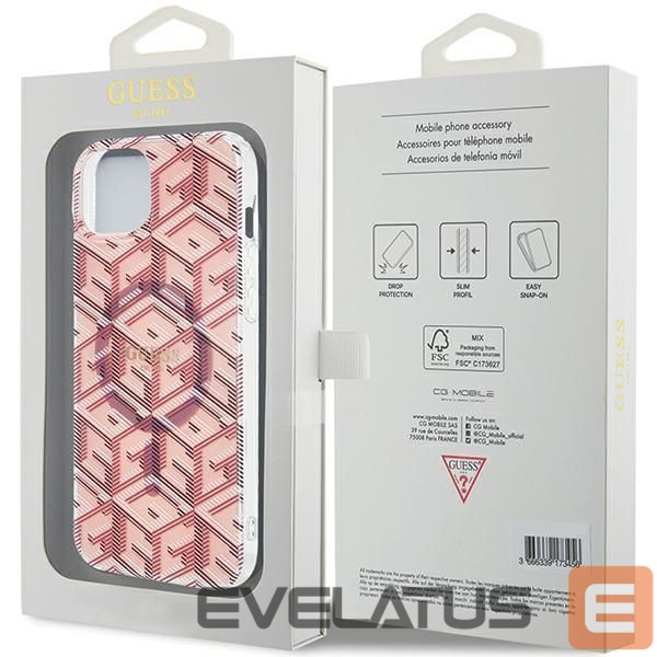 Back panel cover Guess Pink