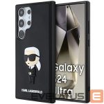 Other Phone Accessory Karl Lagerfeld  Karl Lagerfeld 3D Rubber Ikonik Case for Samsung Galaxy S24 Ultra - Black 