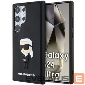 Other Phone Accessory Karl Lagerfeld  Karl Lagerfeld 3D Rubber Ikonik Case for Samsung Galaxy S24 Ultra - Black 