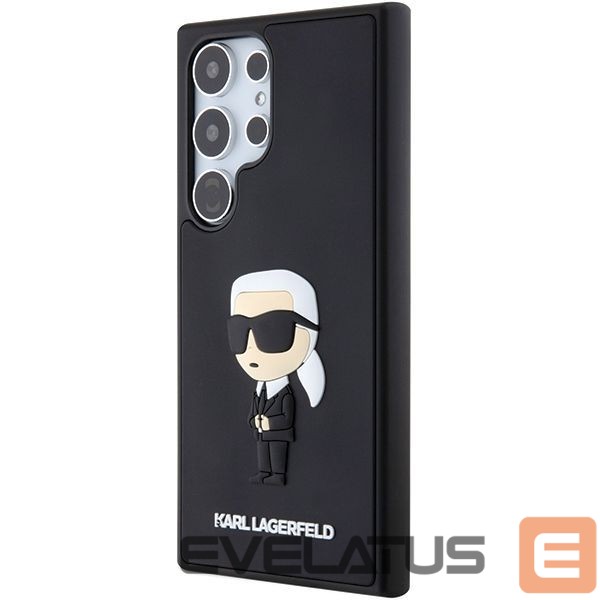 Other Phone Accessory Karl Lagerfeld Karl Lagerfeld 3D Rubber Ikonik Case for Samsung Galaxy S24 Ultra - Black