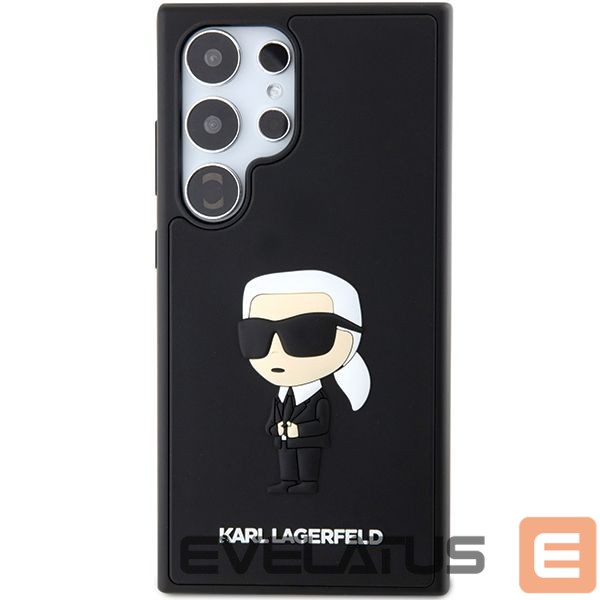 Other Phone Accessory Karl Lagerfeld Karl Lagerfeld 3D Rubber Ikonik Case for Samsung Galaxy S24 Ultra - Black