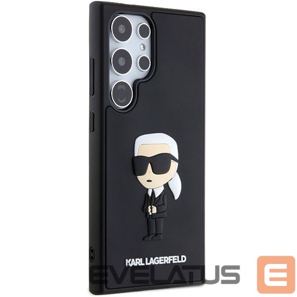 Other Phone Accessory Karl Lagerfeld Karl Lagerfeld 3D Rubber Ikonik Case for Samsung Galaxy S24 Ultra - Black
