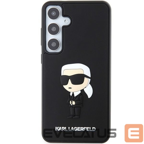Other Phone Accessory Karl Lagerfeld Karl Lagerfeld 3D Rubber Ikonik case for Samsung Galaxy S24+ - black