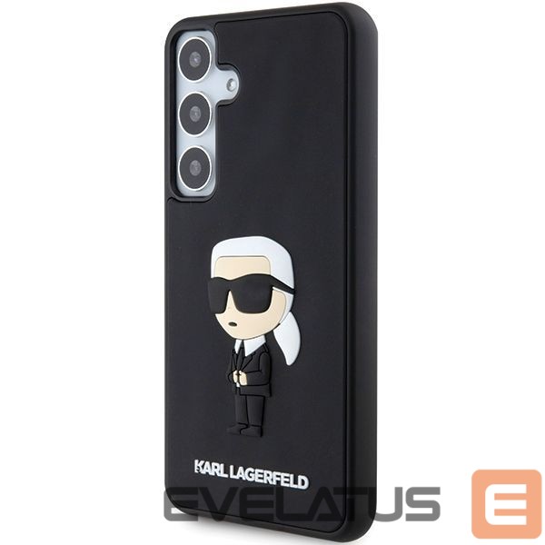 Other Phone Accessory Karl Lagerfeld Karl Lagerfeld 3D Rubber Ikonik case for Samsung Galaxy S24+ - black