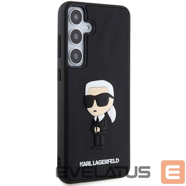Other Phone Accessory Karl Lagerfeld Karl Lagerfeld 3D Rubber Ikonik case for Samsung Galaxy S24 - black