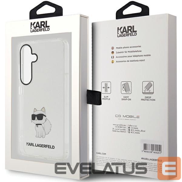 Other Phone Accessory Karl Lagerfeld Karl Lagerfeld IML Choupette case for Samsung Galaxy S24 - transparent
