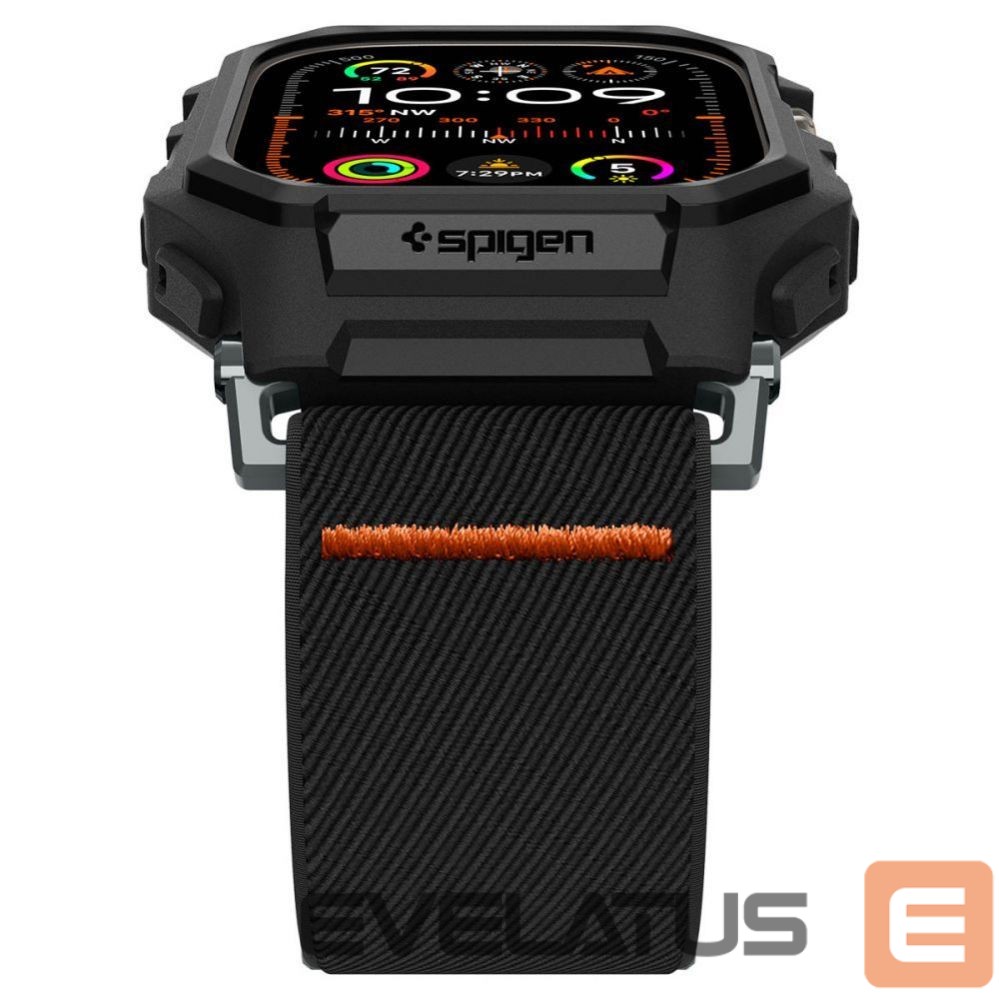 Other Phone Accessory Spigen Spigen Lite Fit Pro Case with Strap for Apple Watch Ultra 1 / 2 (49mm) - Matte Black