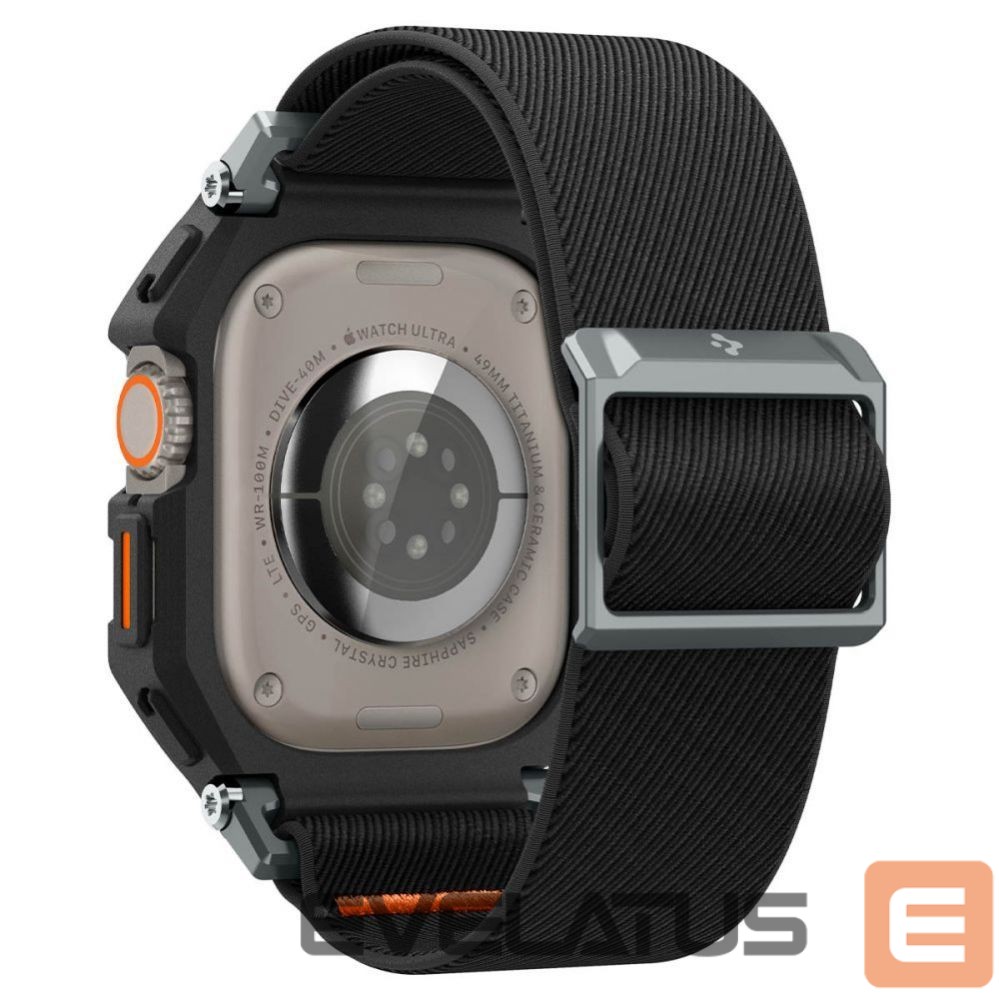 Other Phone Accessory Spigen Spigen Lite Fit Pro Case with Strap for Apple Watch Ultra 1 / 2 (49mm) - Matte Black