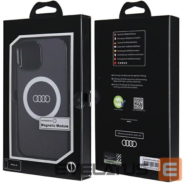 Back panel cover Audi Black