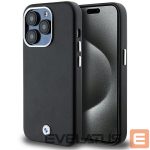 Back panel cover BMW  BMW Signature Wrapped Metal MagSafe case for iPhone 14 Pro - black 