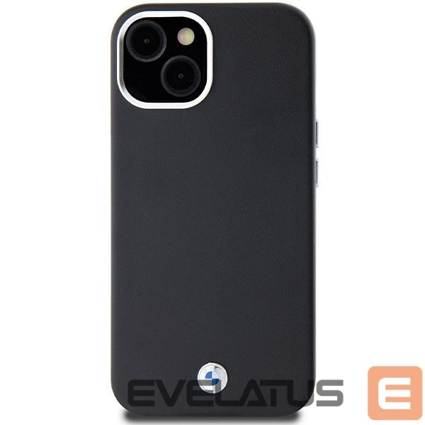 Back panel cover BMW BMW Signature Wrapped Metal MagSafe Case for iPhone 14/15/13 - Black