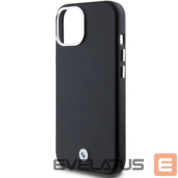 Back panel cover BMW BMW Signature Wrapped Metal MagSafe Case for iPhone 14/15/13 - Black