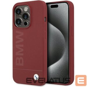 Back panel cover BMW  BMW Silicone Big Logo MagSafe case for iPhone 15 Pro - red 