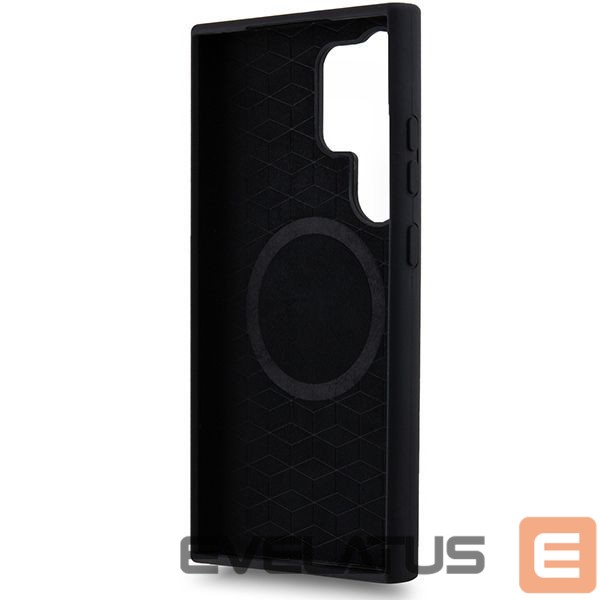 Back panel cover BMW BMW M Silicone Printed Ring MagSafe case for Samsung Galaxy S24 Ultra - black