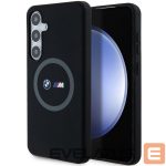 Back panel cover BMW  BMW M Silicone Printed Ring MagSafe case for Samsung Galaxy S24+ - black 