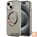 Other Phone Accessory Guess  Guess IML Flowers Wreath MagSafe case for iPhone 15 / 14 / 13 - black