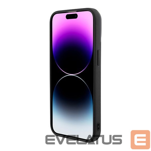 Back panel cover Guess Guess GCube Stripes MagSafe case for iPhone 15 Pro Max - black