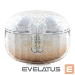 Back panel cover Guess  Guess Glitter Gradient TWS Bluetooth headphones with docking station - gold 